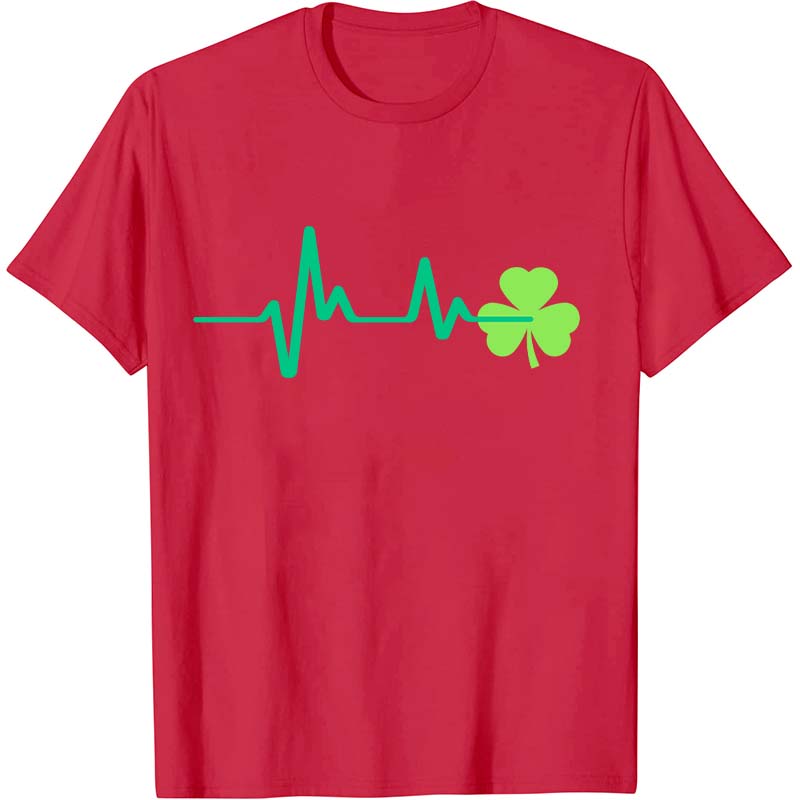 St. Patrick’s Day Lucky Heartrbeat Nurse T-Shirt