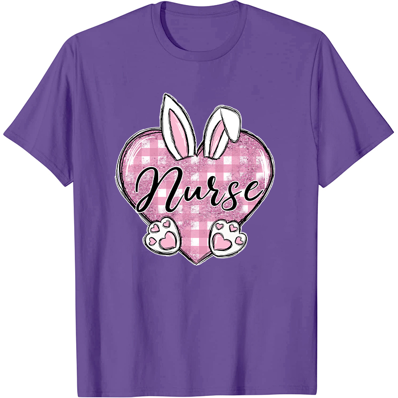 Heart Shape Bunny Nurse T-Shirt