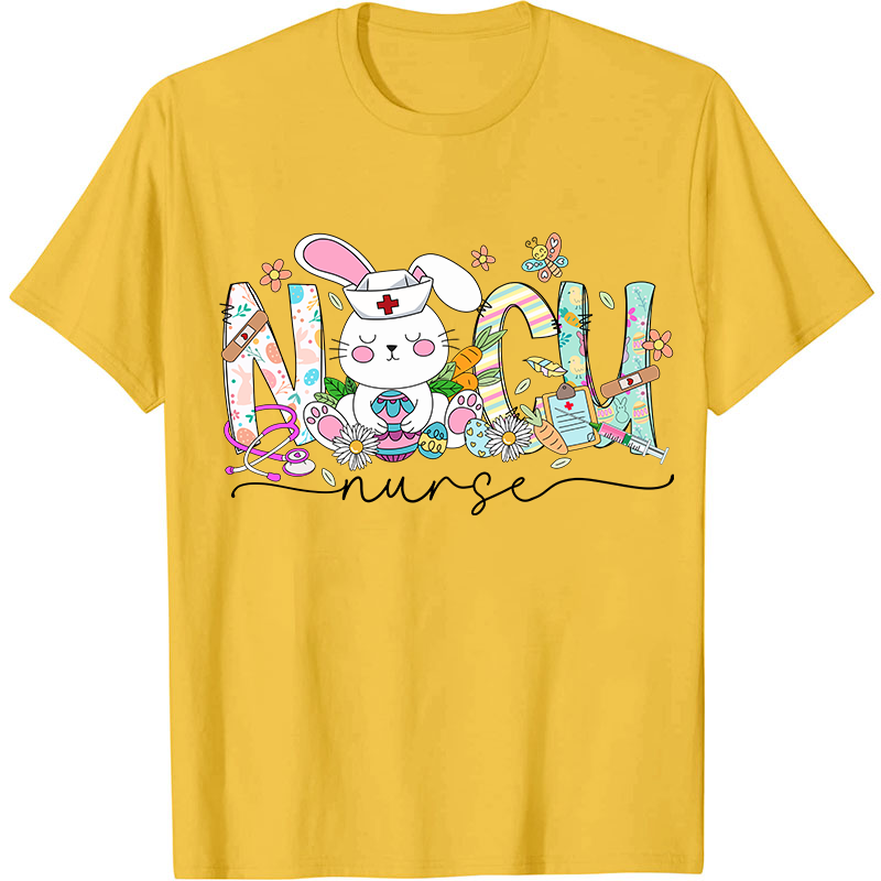 NICU Easter Bunny Nurse T-Shirt