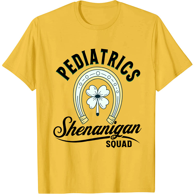 Pediatrics Shenanigan Squad Nurse T-Shirt