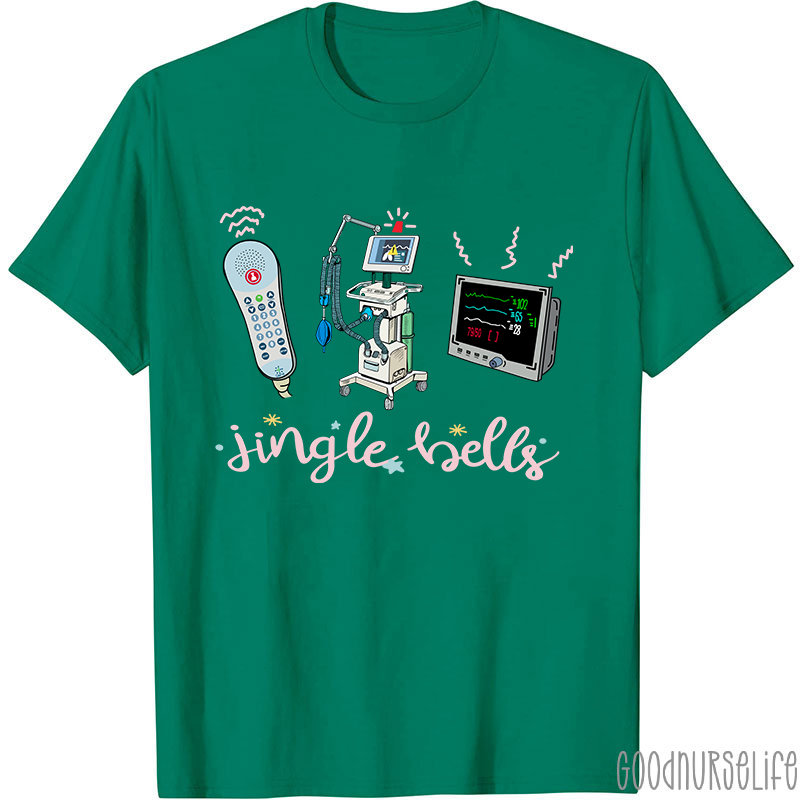 Jingle Bells Medical Devices Nurse T-Shirt