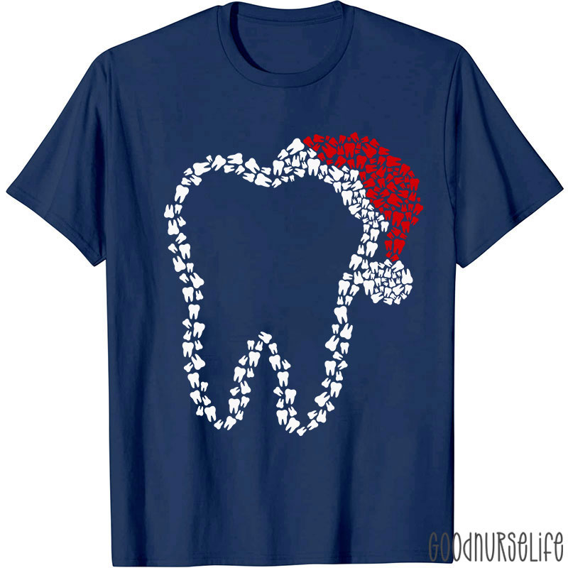 Small Teeth Make Up Big Tooth Christmas Nurse T-Shirt