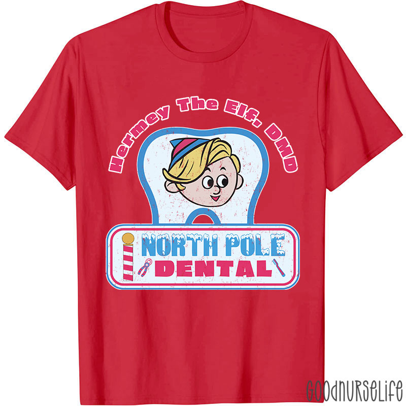Hermey The Elf North Pole Dental Nurse T-shirt