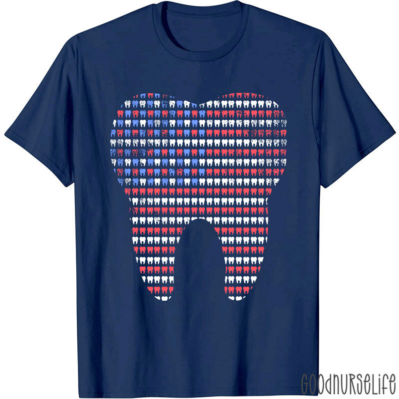 4th Of July Dental Hygienist Patriotic Nurse T-shirt