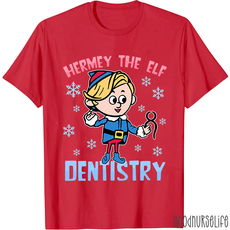 Hermey The Elf Dentistry Snowflake Nurse T-shirt