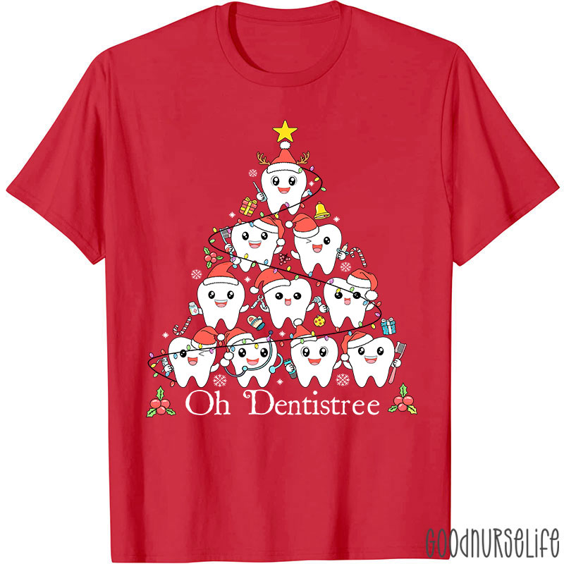 Oh Dentistree Cute Teeth Nurse T-shirt