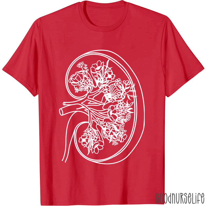 Florescent Kidney Nurse T-Shirt