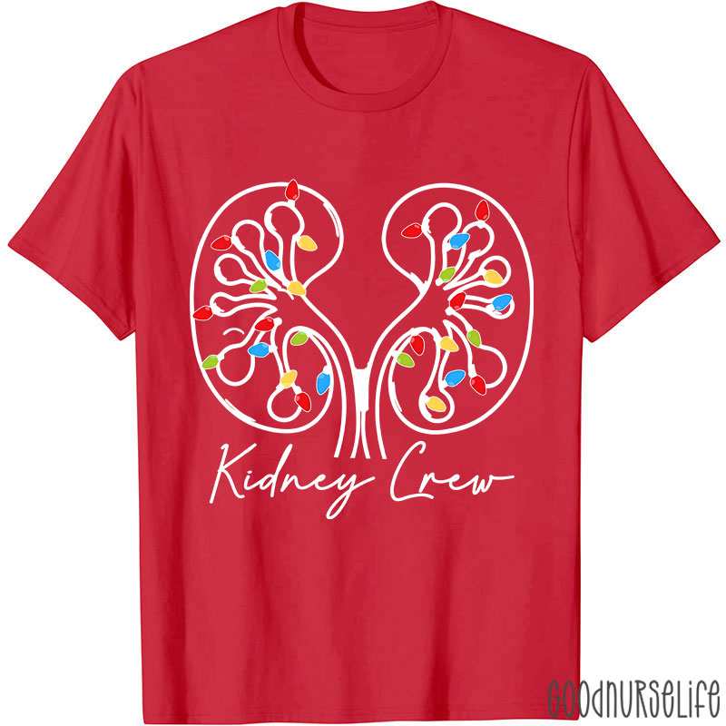 Christmas Kidney Crew Nurse T-shirt