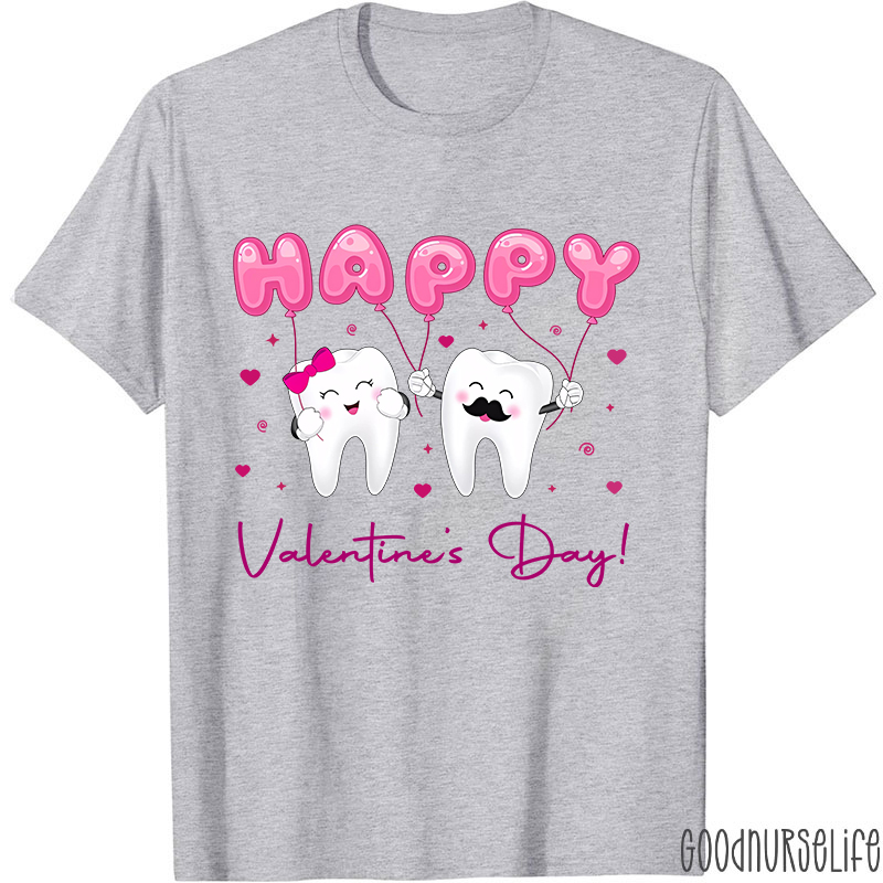 Happy Valentine's Day Dental Nurse T-Shirt