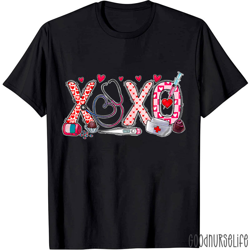 XOXO Happy Valentines Nurse T-Shirt