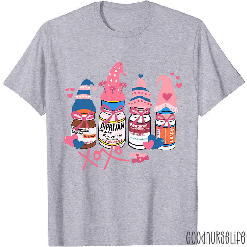 Valentine's Day Together Nurse T-Shirt