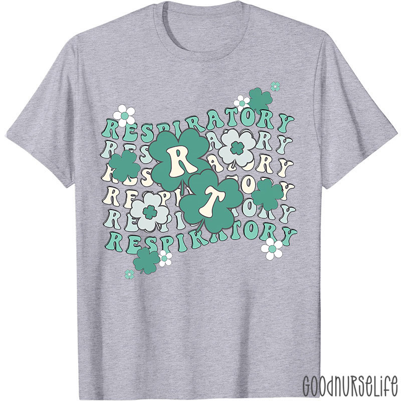 Clover Respiratory RT Nurse T-Shirt