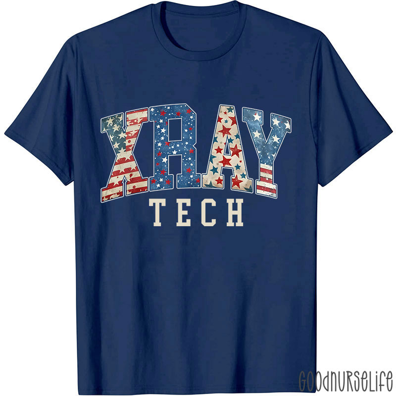 Xray Tech Radiology 4th Of July T-Shirt