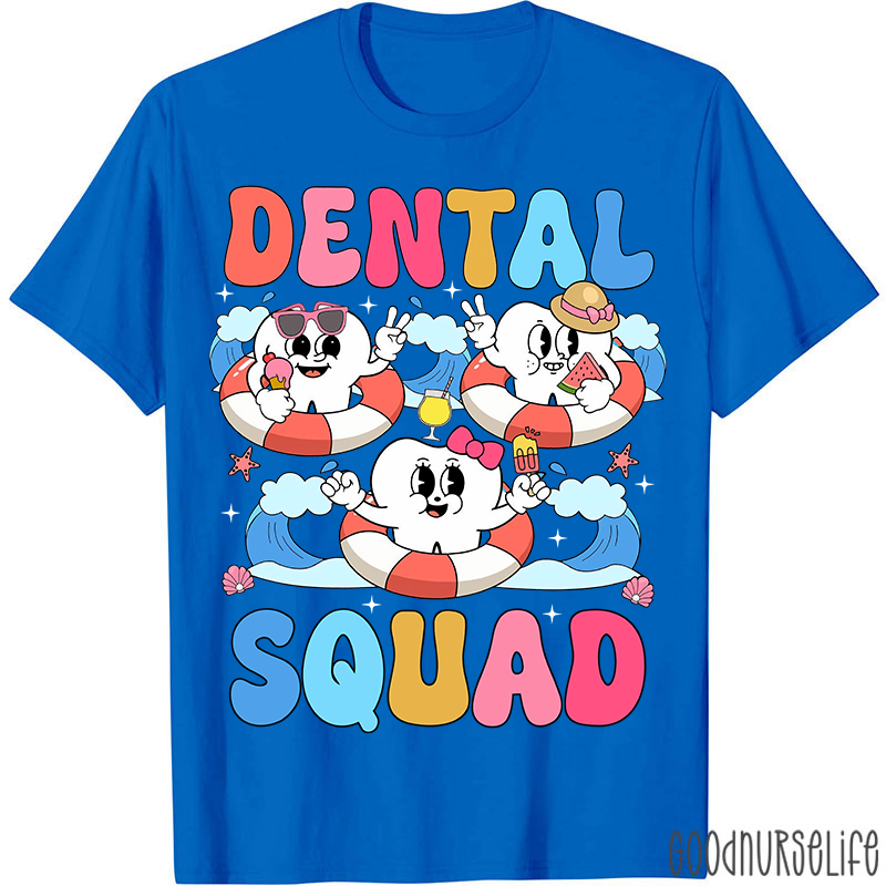 Happy Summer Dental Squad Dentist Summer T-Shirt