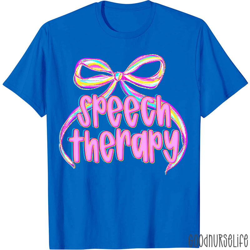 Coquette Bow Speech Therapy T-Shirt