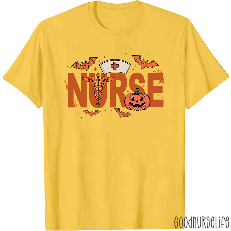 Spooky Season Halloween Nurse T-Shirt