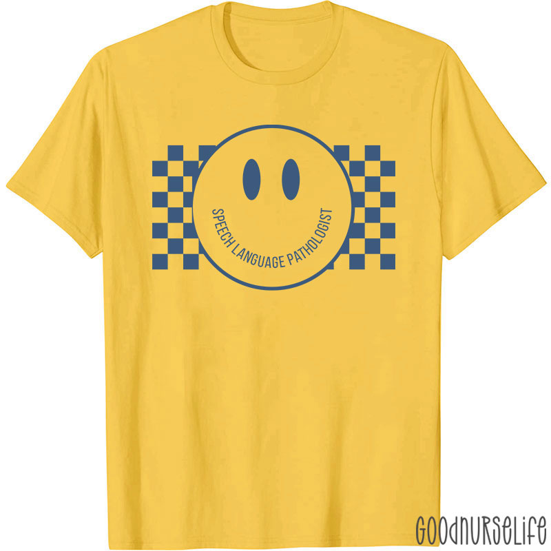 Speech Language Pathologist Smiley Face T-Shirt