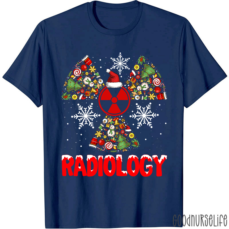 Radiology Christmas Icons Radiology T-shirt