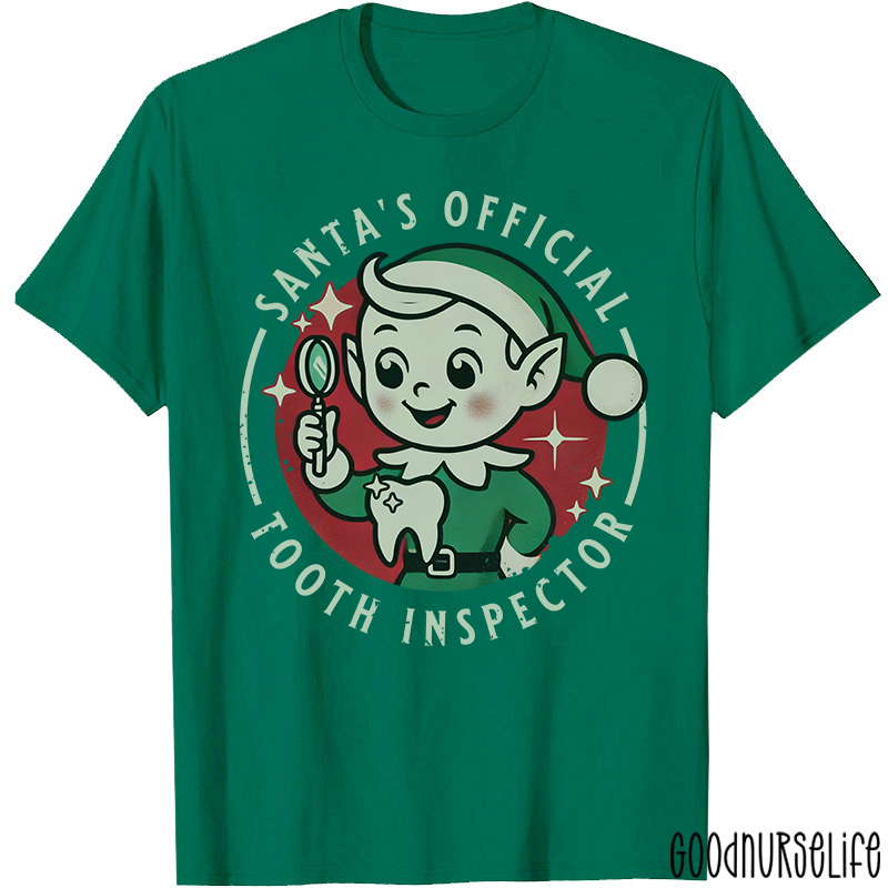 Santa's Official Tooth Inspector T-Shirt