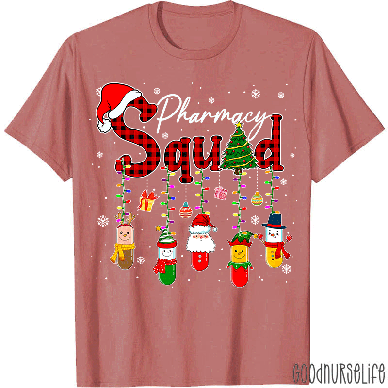 Christmas Pharmacy Squad Nurse T-shirt