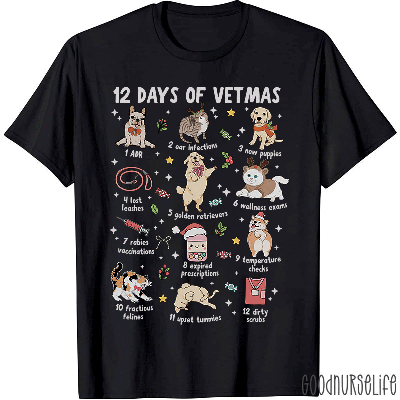 12 Days Of Vetmas T-Shirt