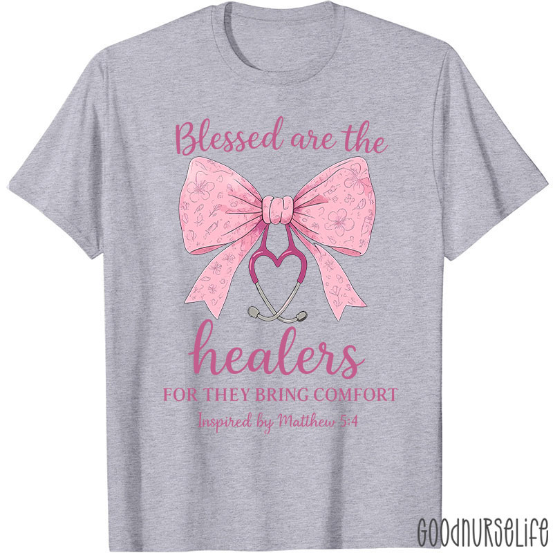 Personalized Bow Tie Blessed Are The Healers For They Bring Comfort Matthew T-shirt