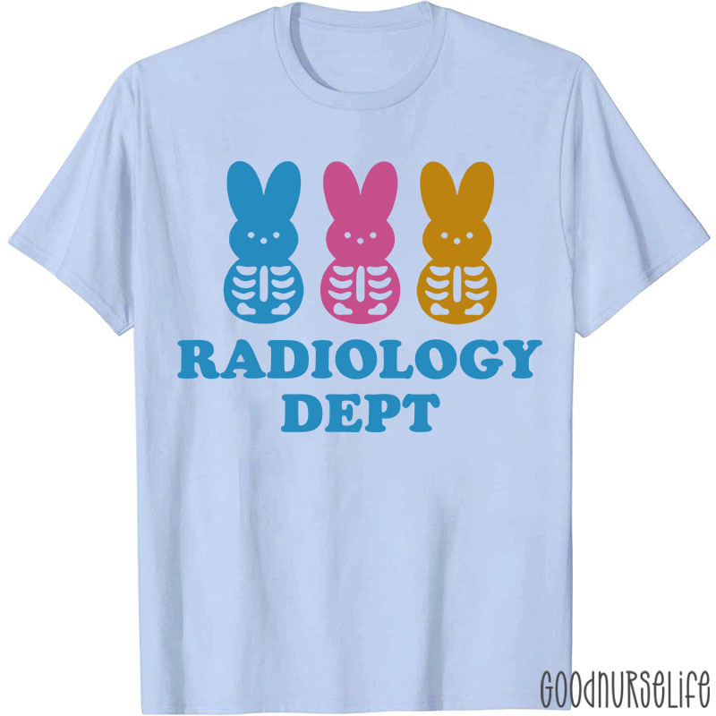 Radiology Dept Easter Bunny T-shirt