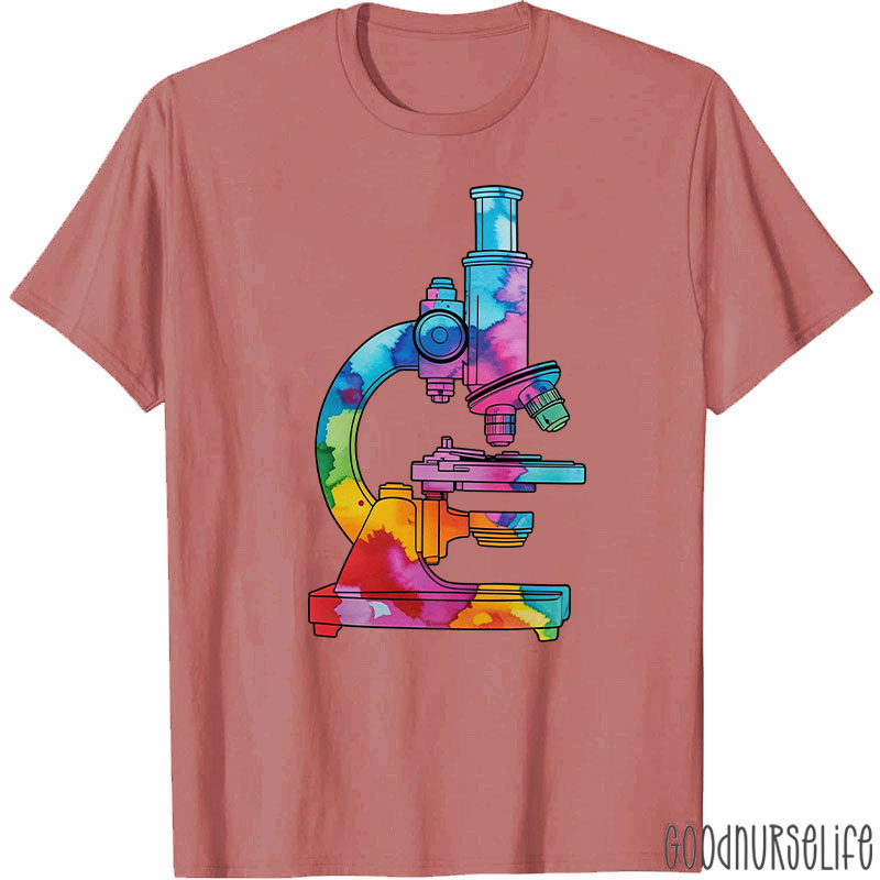 Tie Tye Style Microscope T-shirt