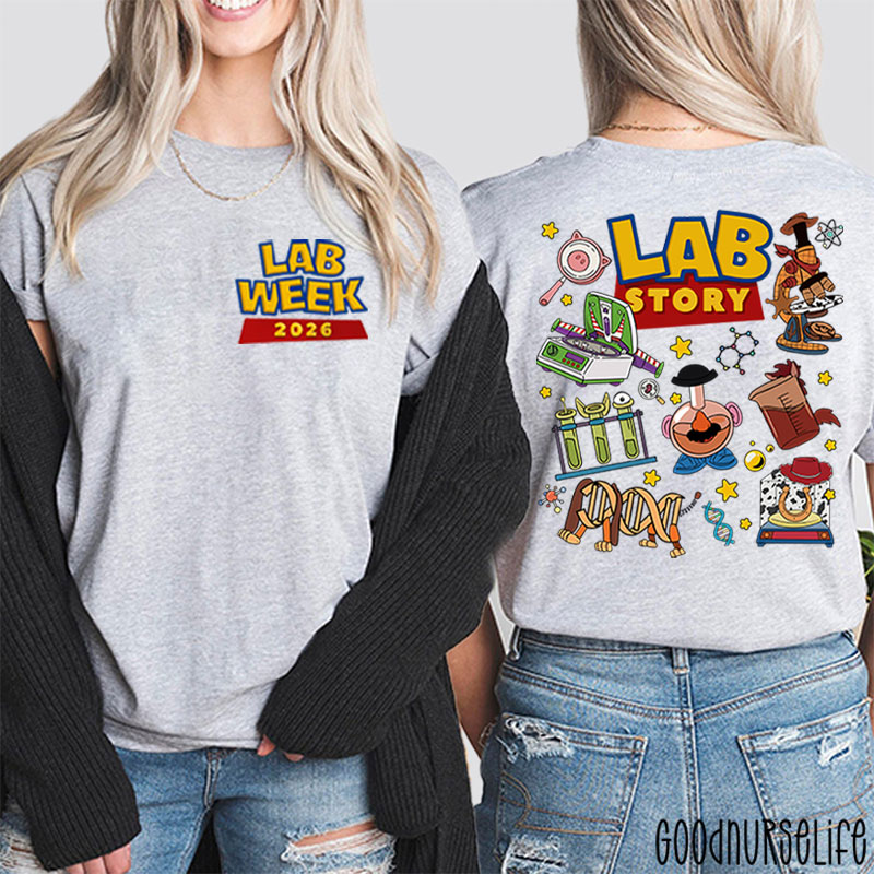 Laboratory Team Lab Story Lab Week 2026 Two Sided T-Shirt