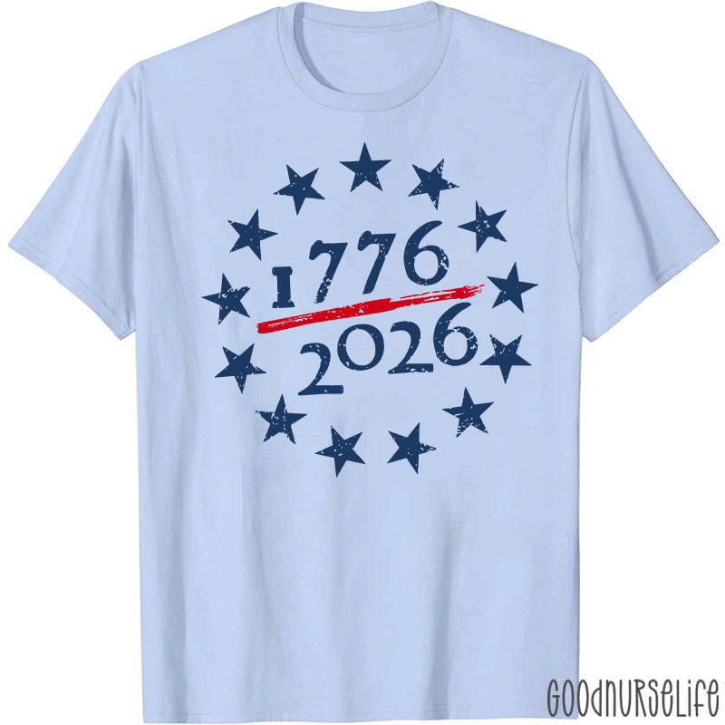 USA 250th Anniversary Nurse T-Shirt