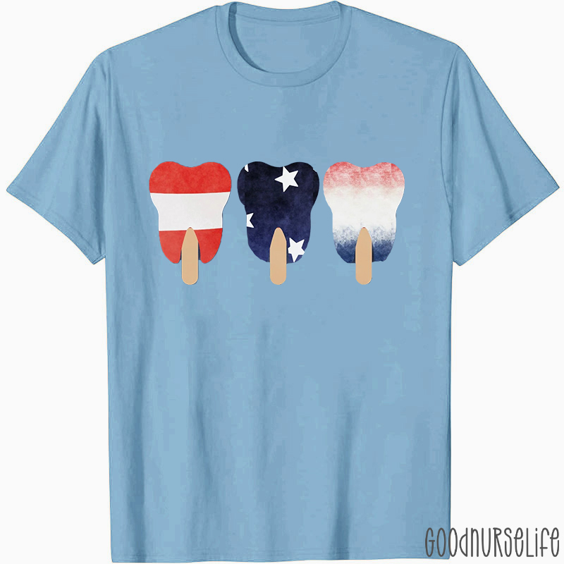 Dental Hygiene Tooth Ice Cream Dental T-Shirt