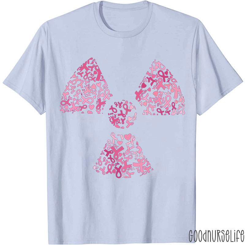 Breast Cancer Awareness Radiation Symbol T-Shirt