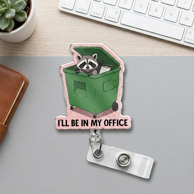 I'll Be In My Office Nurse Badge Reel