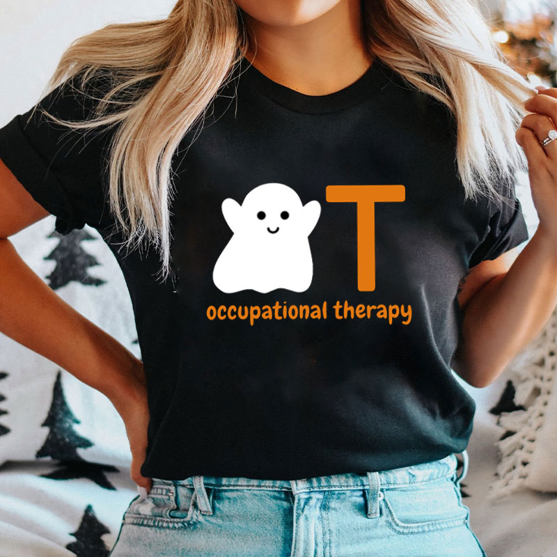 OT Halloween Ghost Occupational Therapy T-Shirt