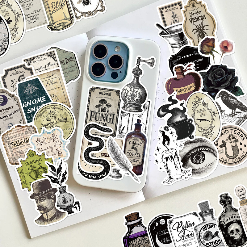 50PCS Pharmacist Potion Doodle Nurse Stickers