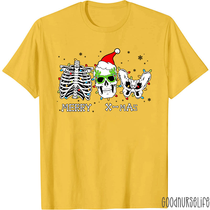 Merry X-mas Christmas Nurse T-shirt