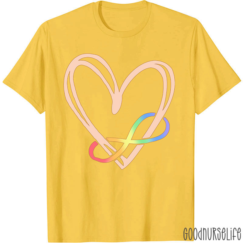 Autism Heart Nurse T-Shirt