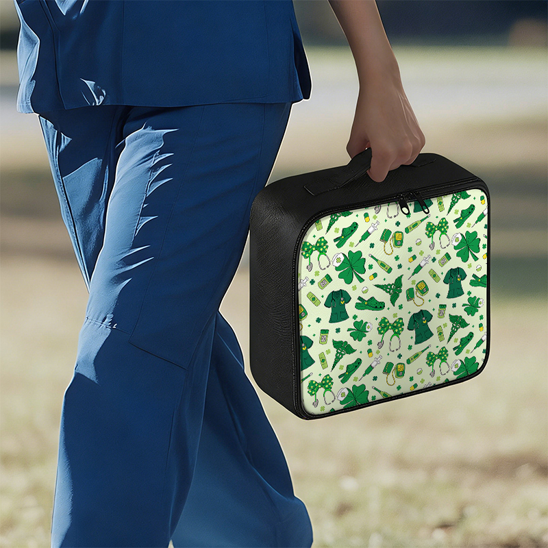 Happy St. Patrick's Day Nurse First Aid Kit Bag