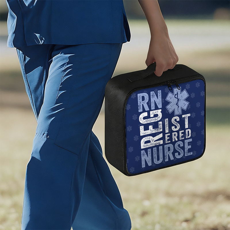 Registered Nurse Caduceus Symbol Nurse First Aid Kit Bag