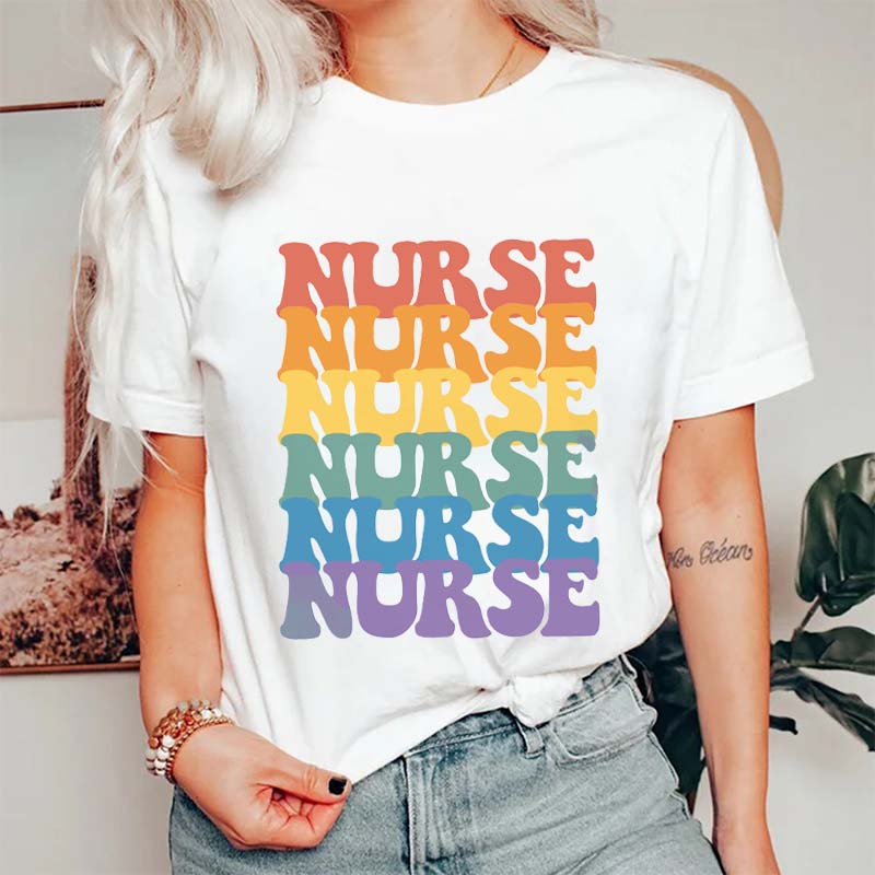 Rainbow Nurse T-Shirt