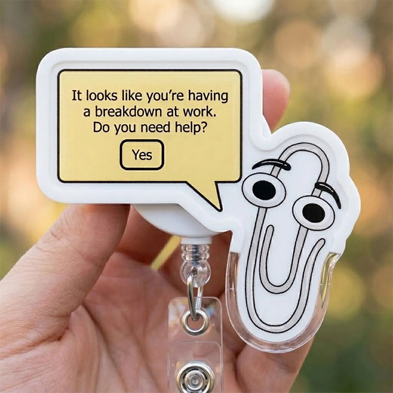 It Looks Like You're Having A Breakdown At Work Badge Reel