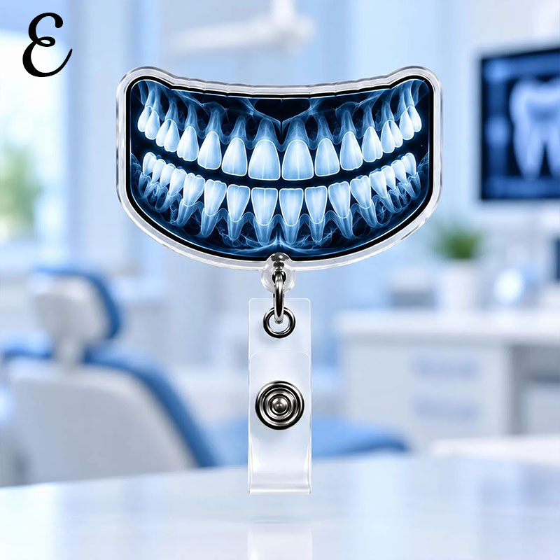Radiology Tooth Badge Reel