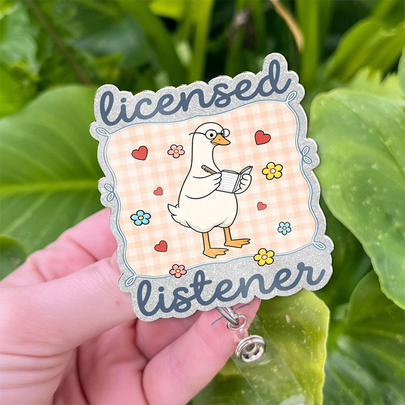 Licensed Listener Goose Badge Reel