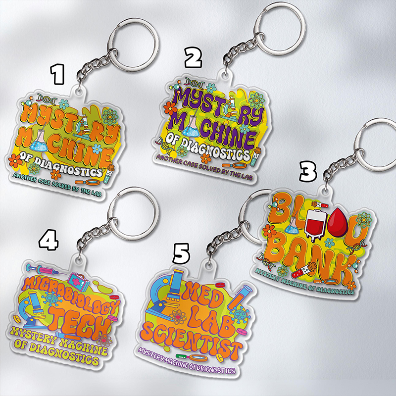 Lab Week Acrylic Nurse Keychain