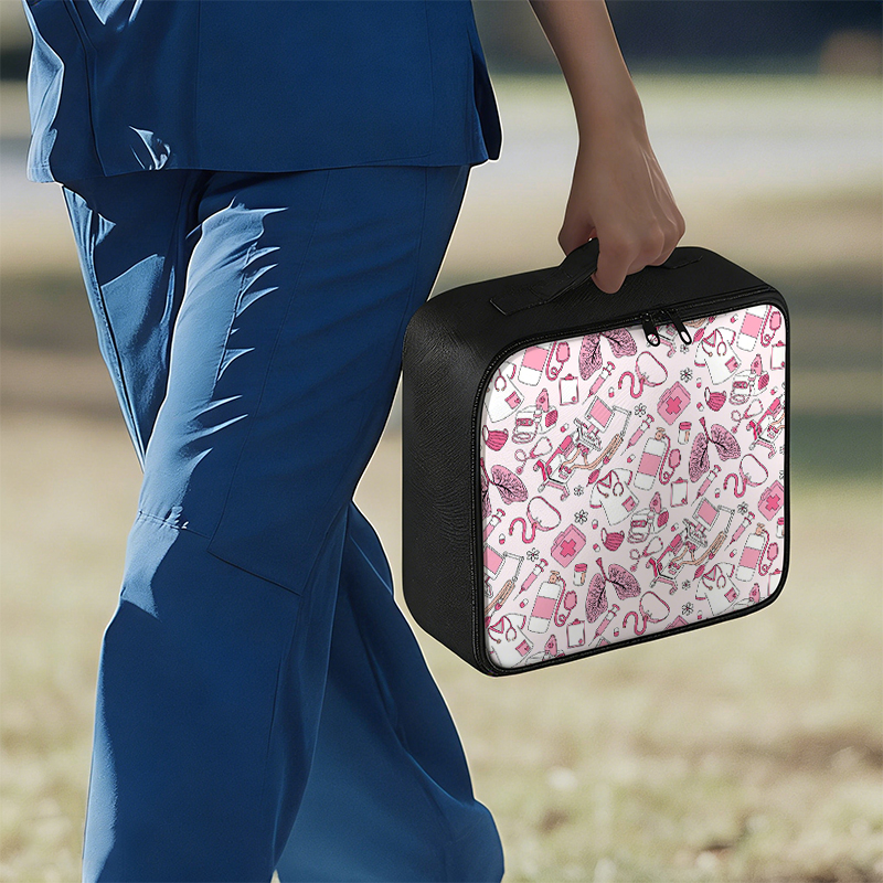 Pink Nurse Pink Lung First Aid Kit Bag