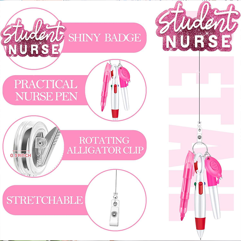 Student Nurse Pen Set Nurse Badge Reel