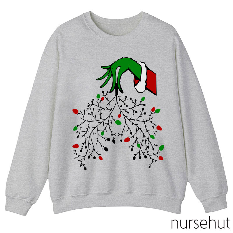 It's Time To Turn On The Christmas Lights Nurse Sweatshirt