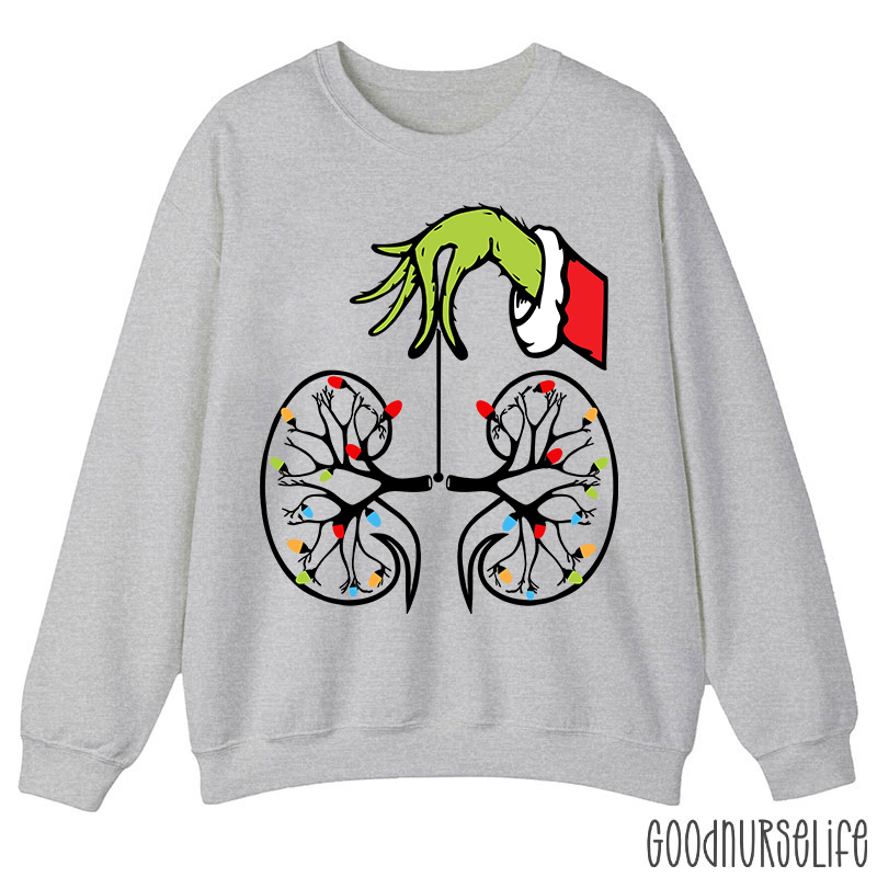 Kidney With Lights Christmas Sweatshirt