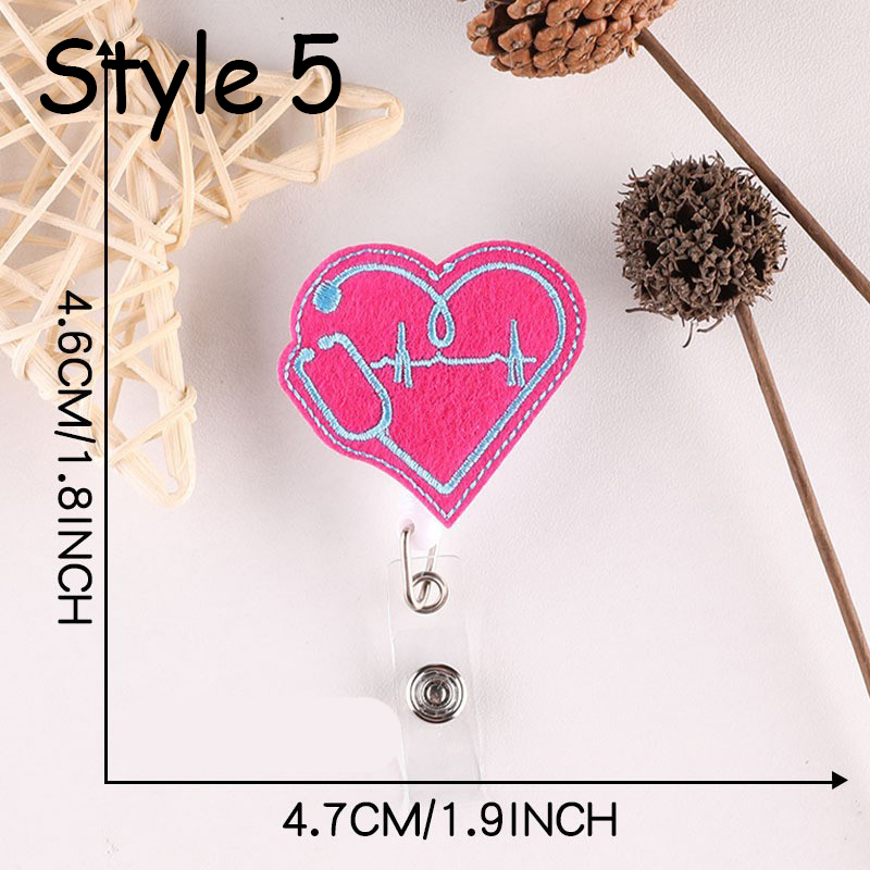 Cute Nurse Related Nurse Badge Reel
