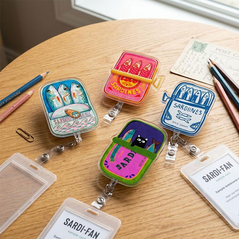 Sardine Can Badge Reel